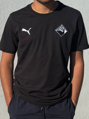 T-shirt Algodão Preta | Puma 25/26