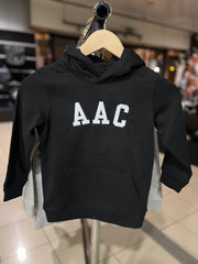 Sweat c/ Capuz Preta Criança AAC